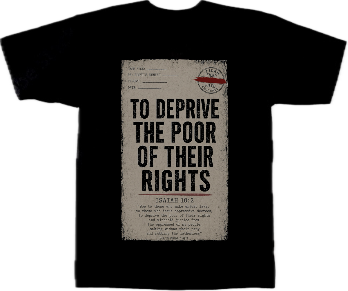 ISAIAH 10:1-2 | HEAVYWEIGHT GRAPHIC T-SHIRT - O’s Realm