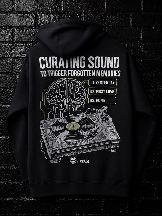 O's CURATING SOUND - HEAVYWEIGHT HOODIE (BACK PRINT)