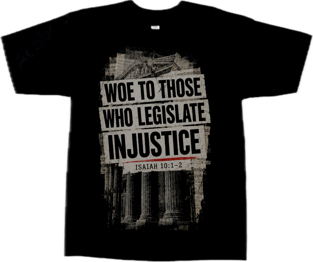 ISAIAH 10:1-2 | HEAVYWEIGHT GRAPHIC T-SHIRT - O’s Realm