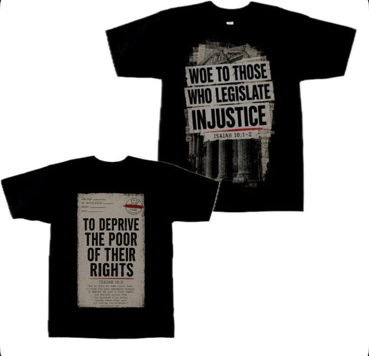 ISAIAH 10:1-2 | HEAVYWEIGHT GRAPHIC T-SHIRT - O’s Realm