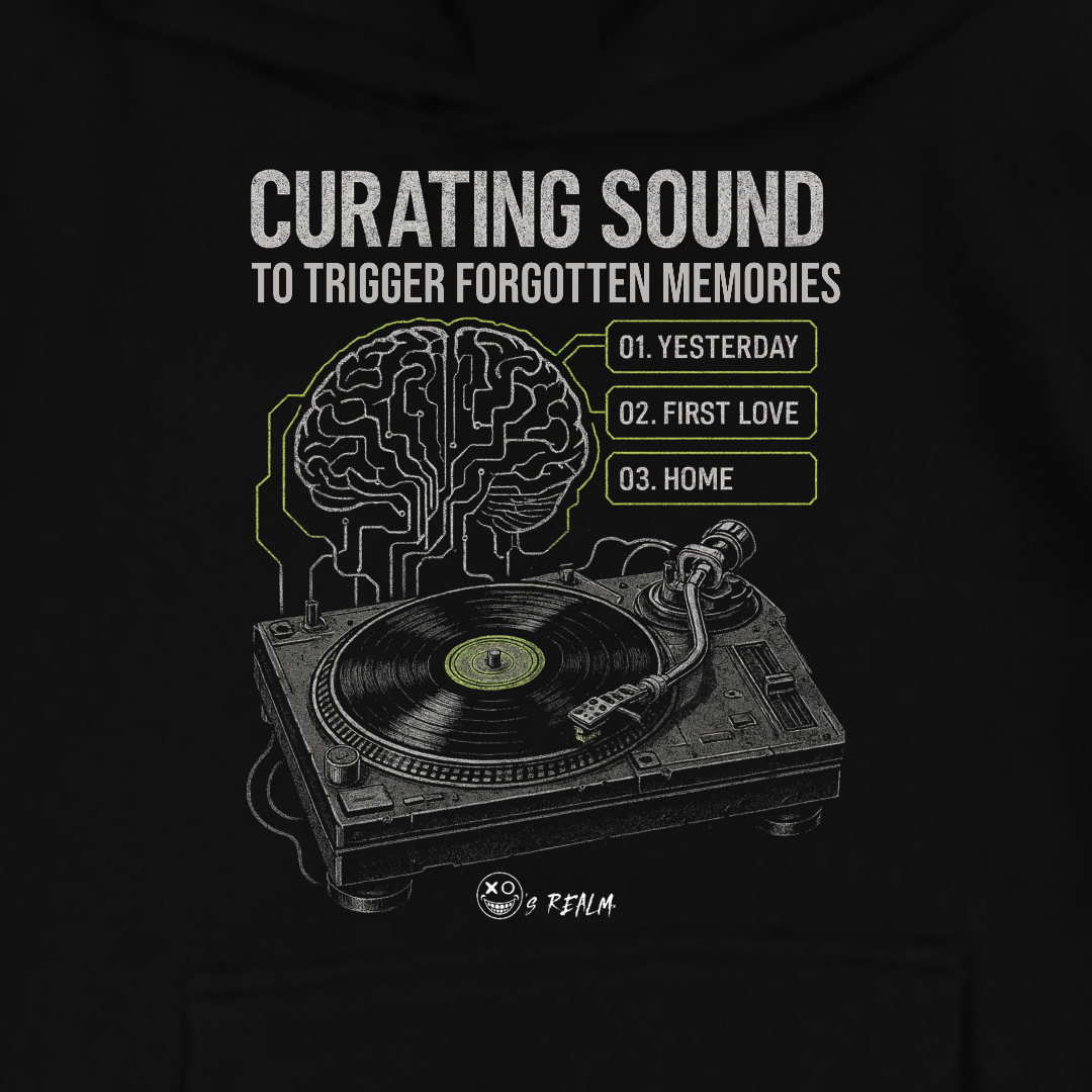 O's CURATING SOUND | HEAVYWEIGHT HOODIE (M - 3XL) FRONT PRINT